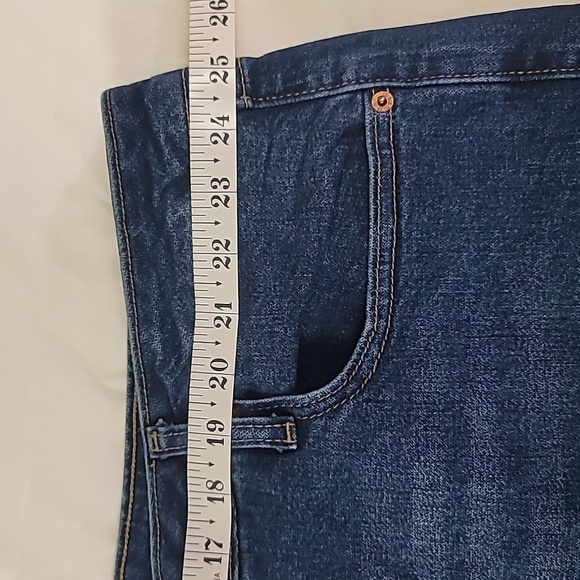 Old Navy Women's High-Rise O. G. Straight Distressed Jeans Stretch Size 28 - Picture 3 of 12